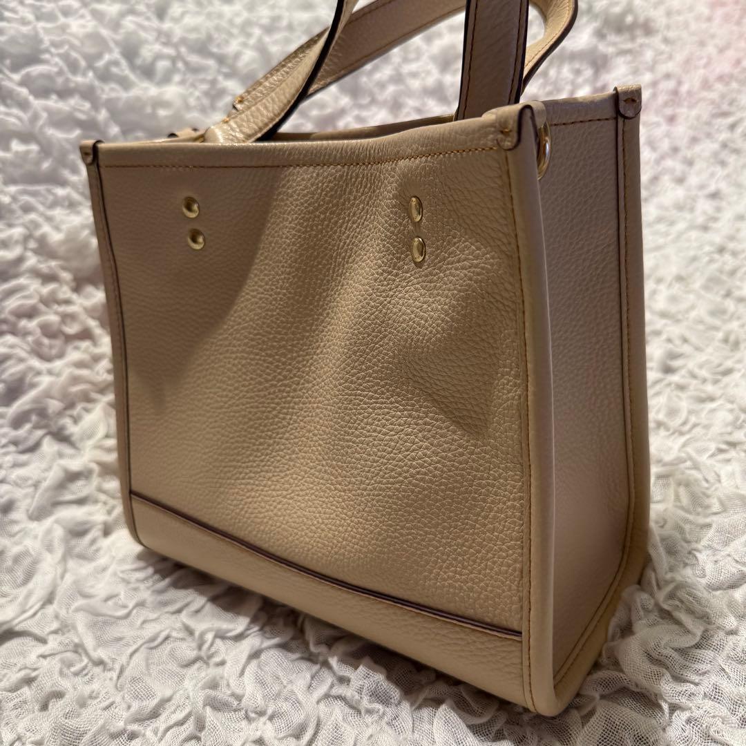 【使用浅 美品】コーチ×ピーナッツ スヌーピーコラボ 2wayトートバッグ