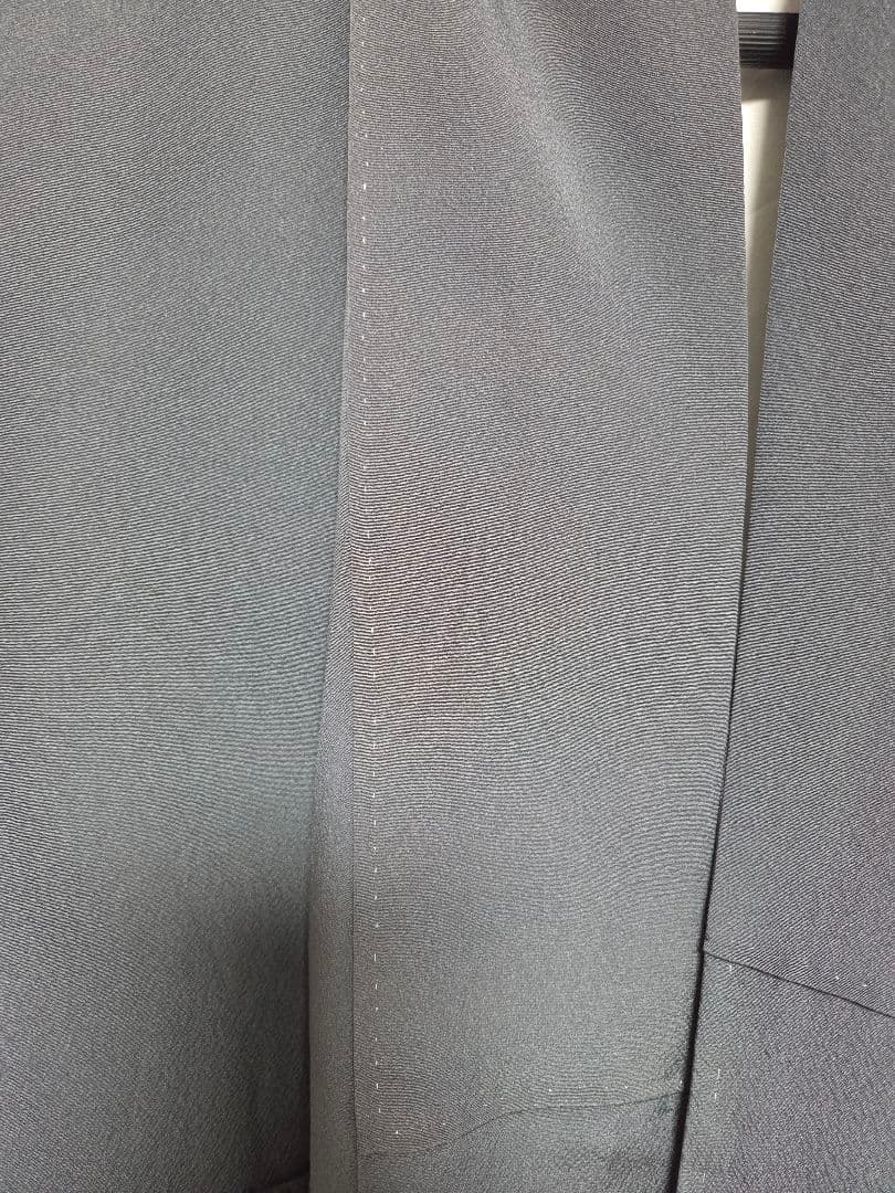 ジュサブロー　グレー　桜　附下　164cm　しつけ付き