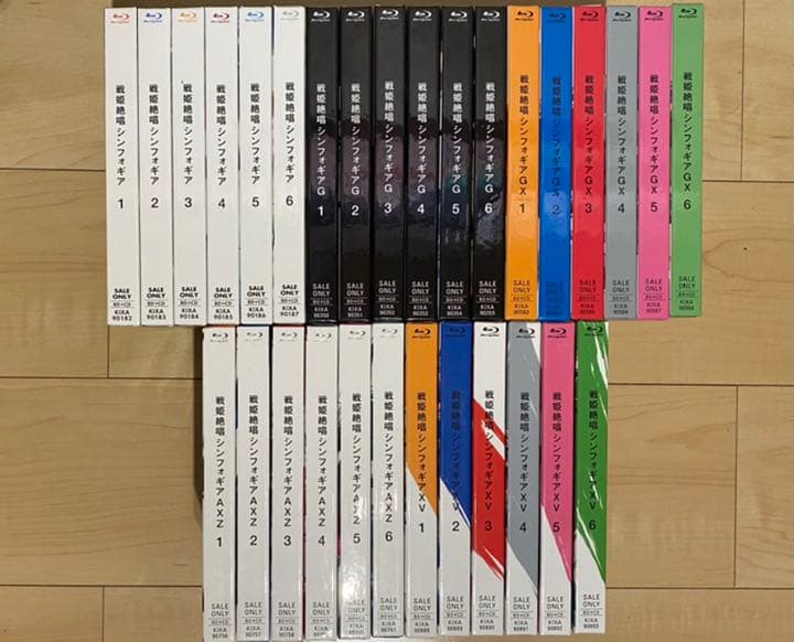 戦姫絶唱シンフォギア1期～5期全巻セットBlu-ray Disc※大幅値下げ中！