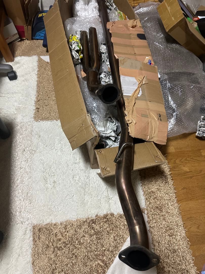 86 BRZ ラインハルトデュアルマフラー 中間ストレート