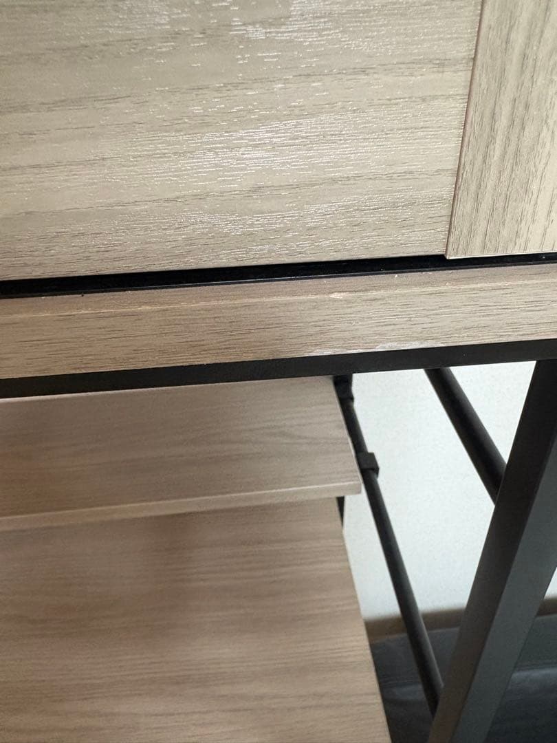 【直接取り引き限定・ニトリ】　　　　　ヴィンテージテイスト　ゴミ箱上ラック