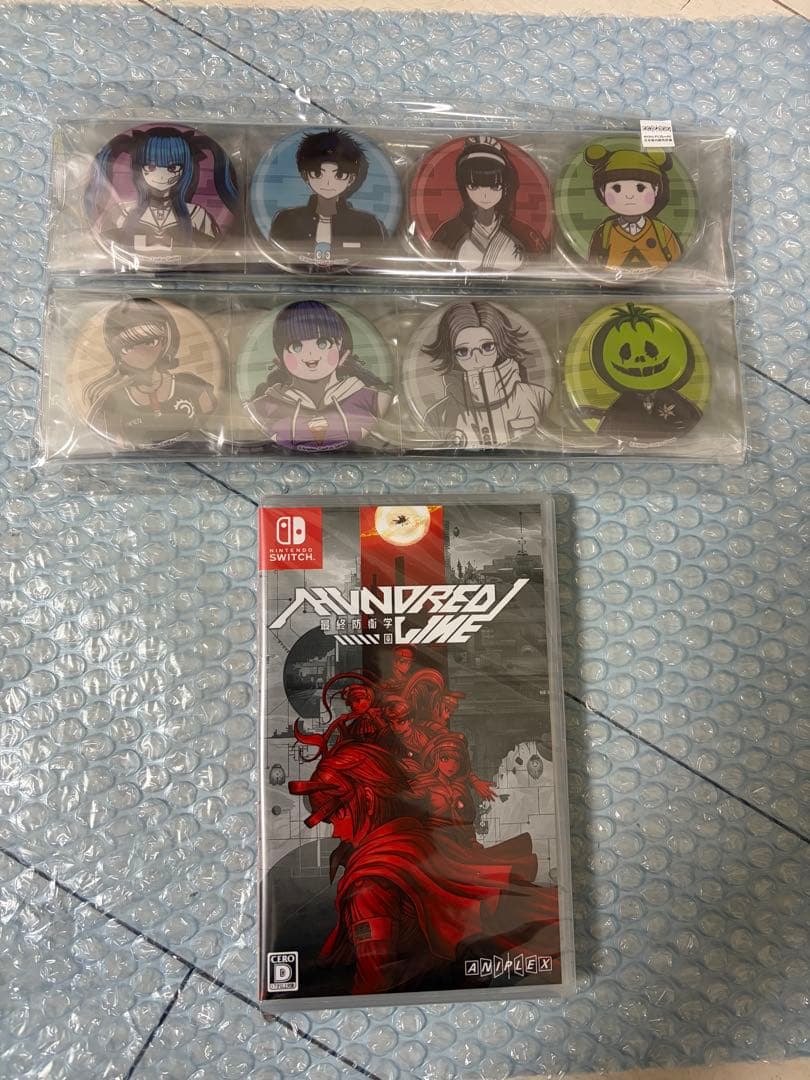 Switch HUNDRED LINE 最終防衛学園 オリジナル缶バッジ付き