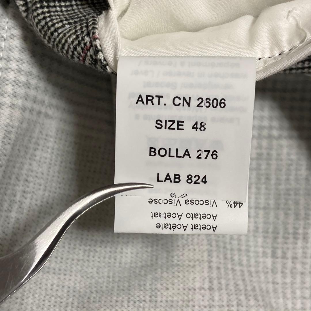 美品 CIRCOLO1901 グレンチェック コットンジャージー 2B 48