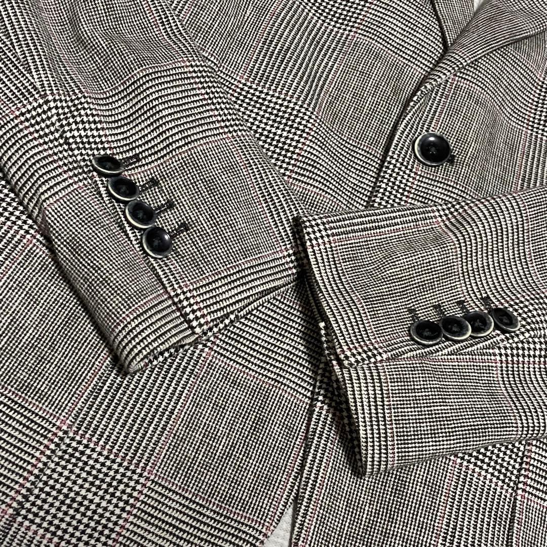 美品 CIRCOLO1901 グレンチェック コットンジャージー 2B 48