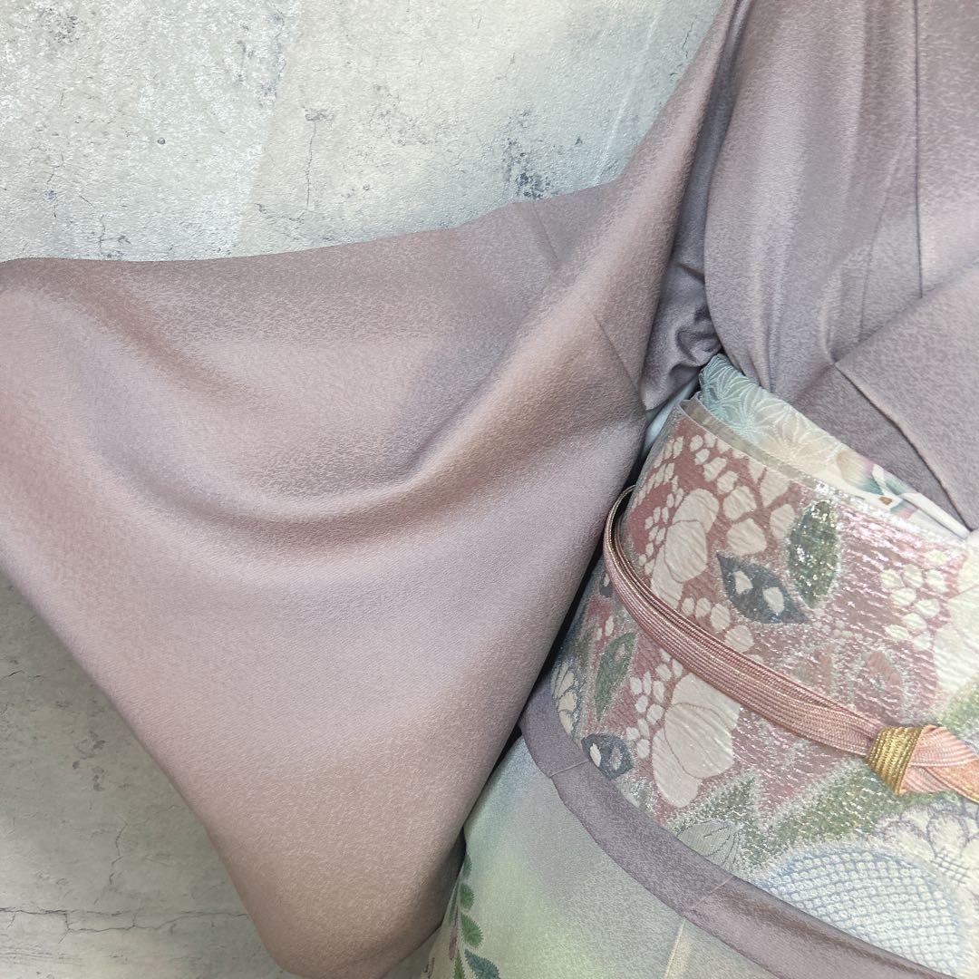 訪問着フルセット　辻が花　着物　正絹　薄ピンク　華やか　七五三　入学式　p3