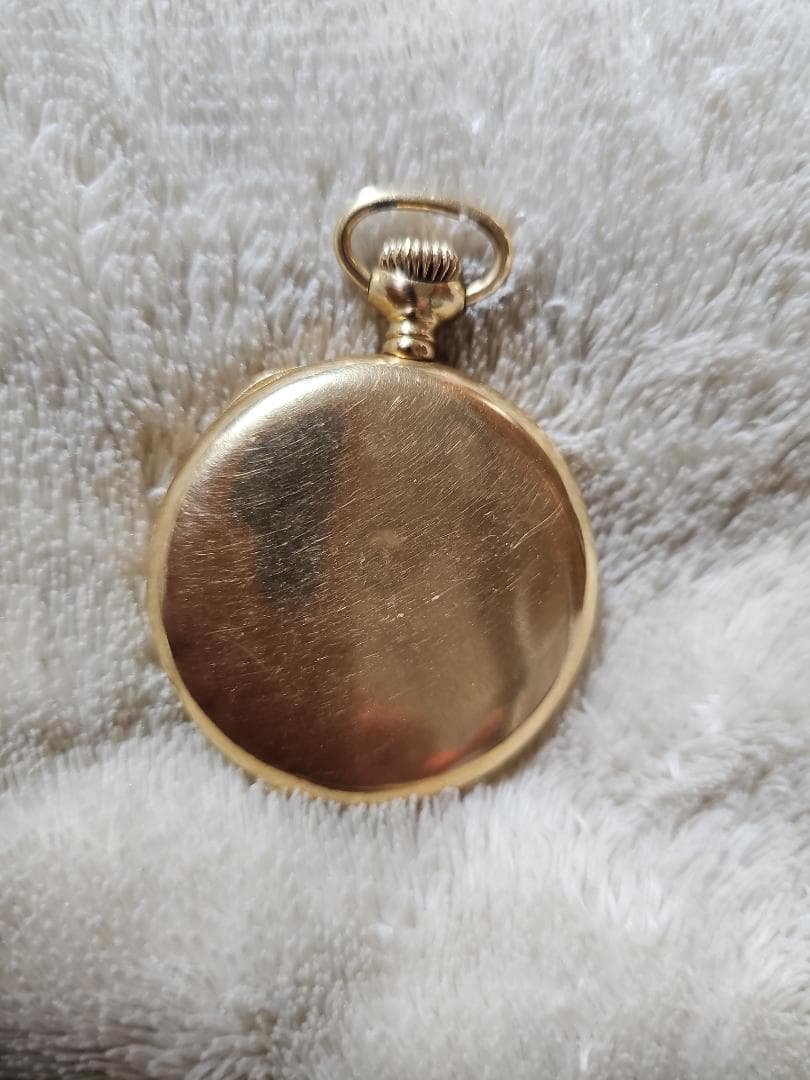 清*水様 1900年代 アメリカ製 ウォルサム 金張り 実動品