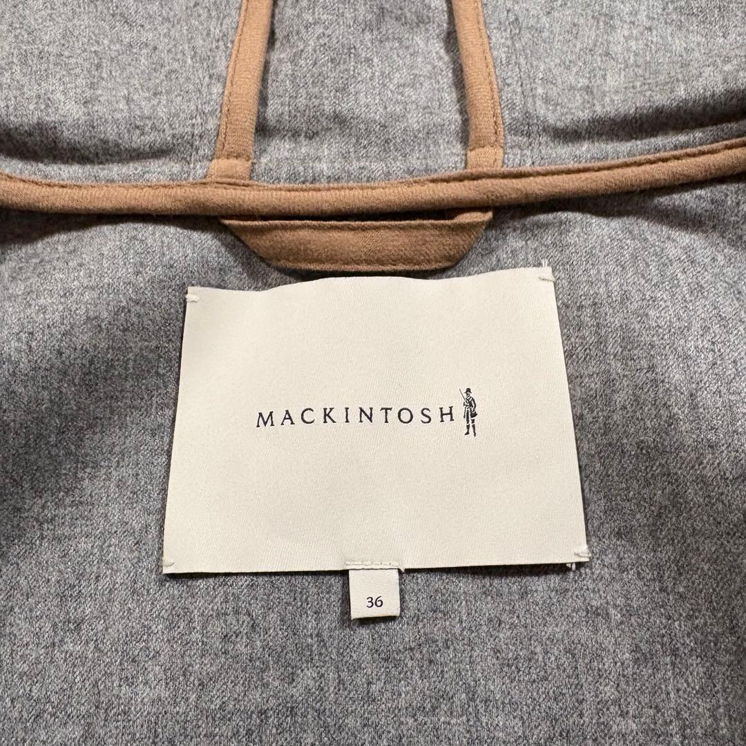美品✨マッキントッシュ　フーデッドコート　ウール　ベージュ　36　ルーマニア製