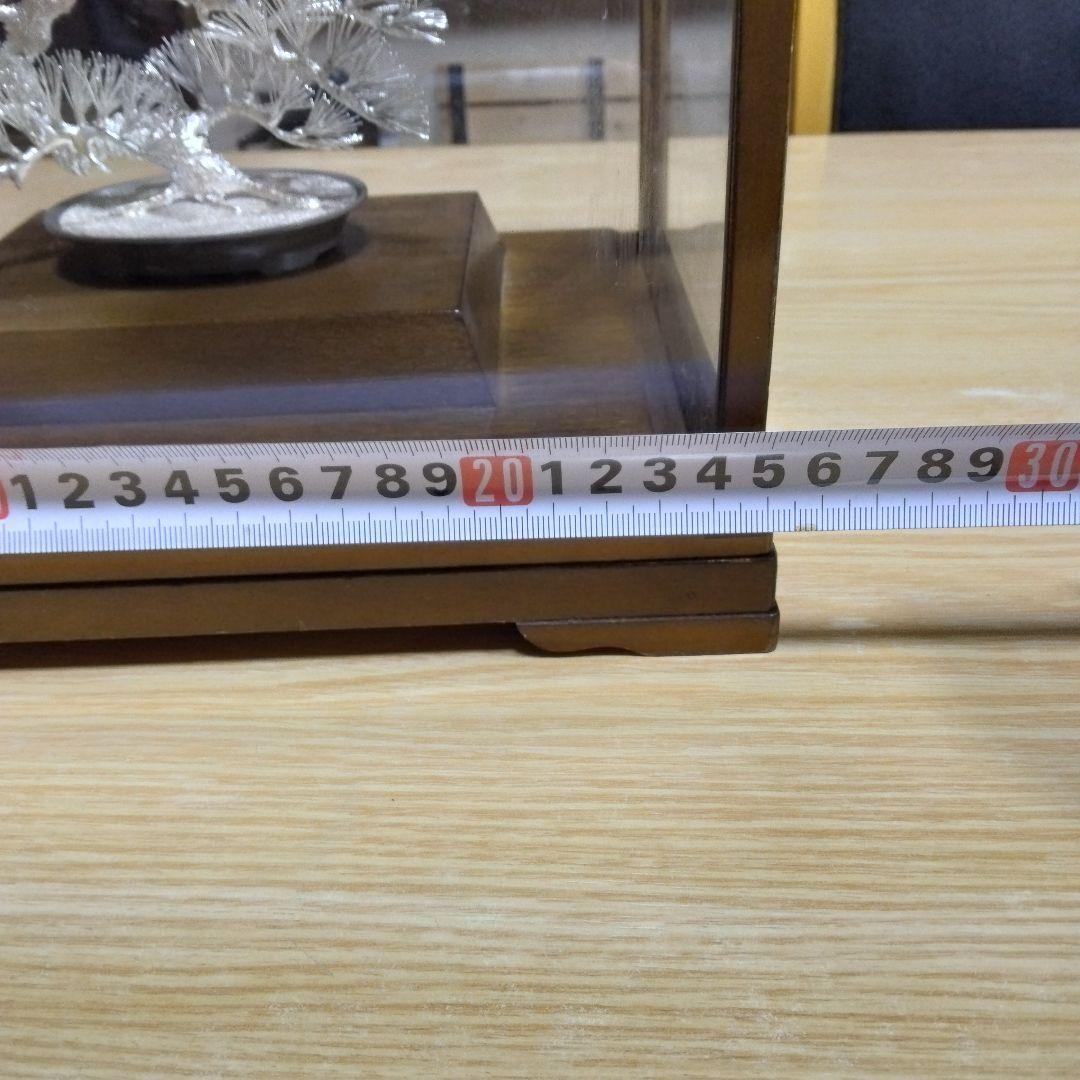 純銀製 光則作 銀細工 松　保証書 ケース付き　美品