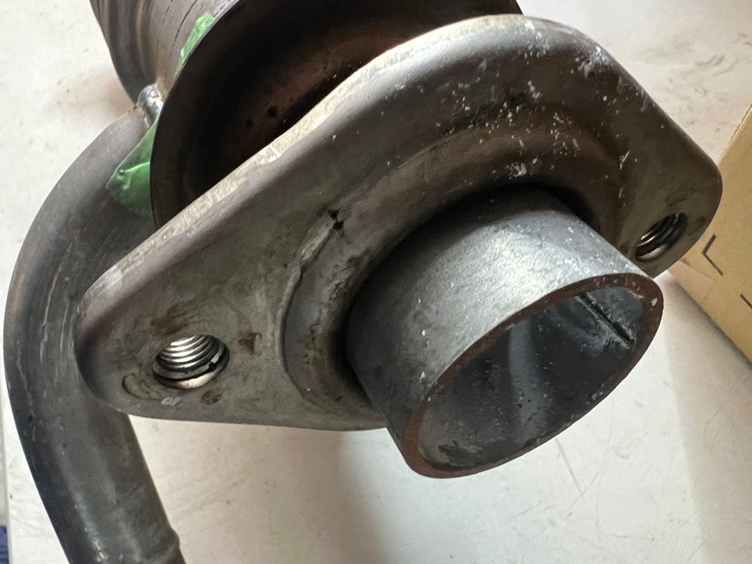 ミゼット2 エキマニ・フロントパイプ 、三角のガスケット付き