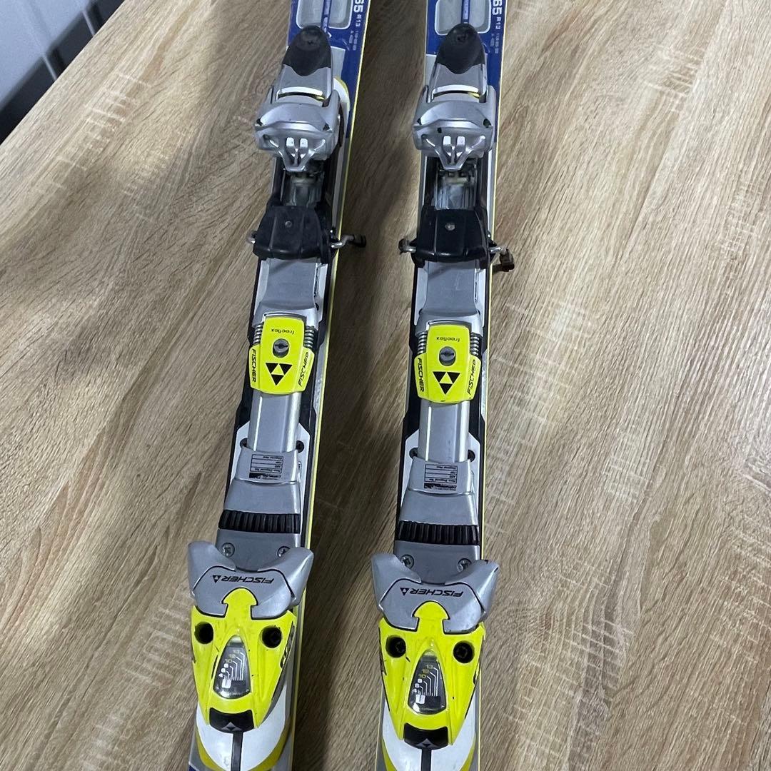 ①FISCHER （フィッシャー）165cm スキー板 スキーセット