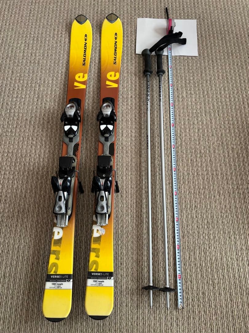 SALOMON VEスキー板（ビンディング付）・キザキストック・収納ケース