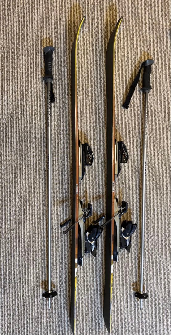 SALOMON VEスキー板（ビンディング付）・キザキストック・収納ケース