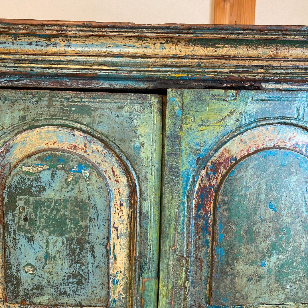 yuki様　アンティーク　観音開き　棚　希少品