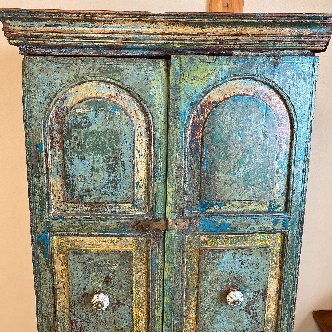 yuki様　アンティーク　観音開き　棚　希少品