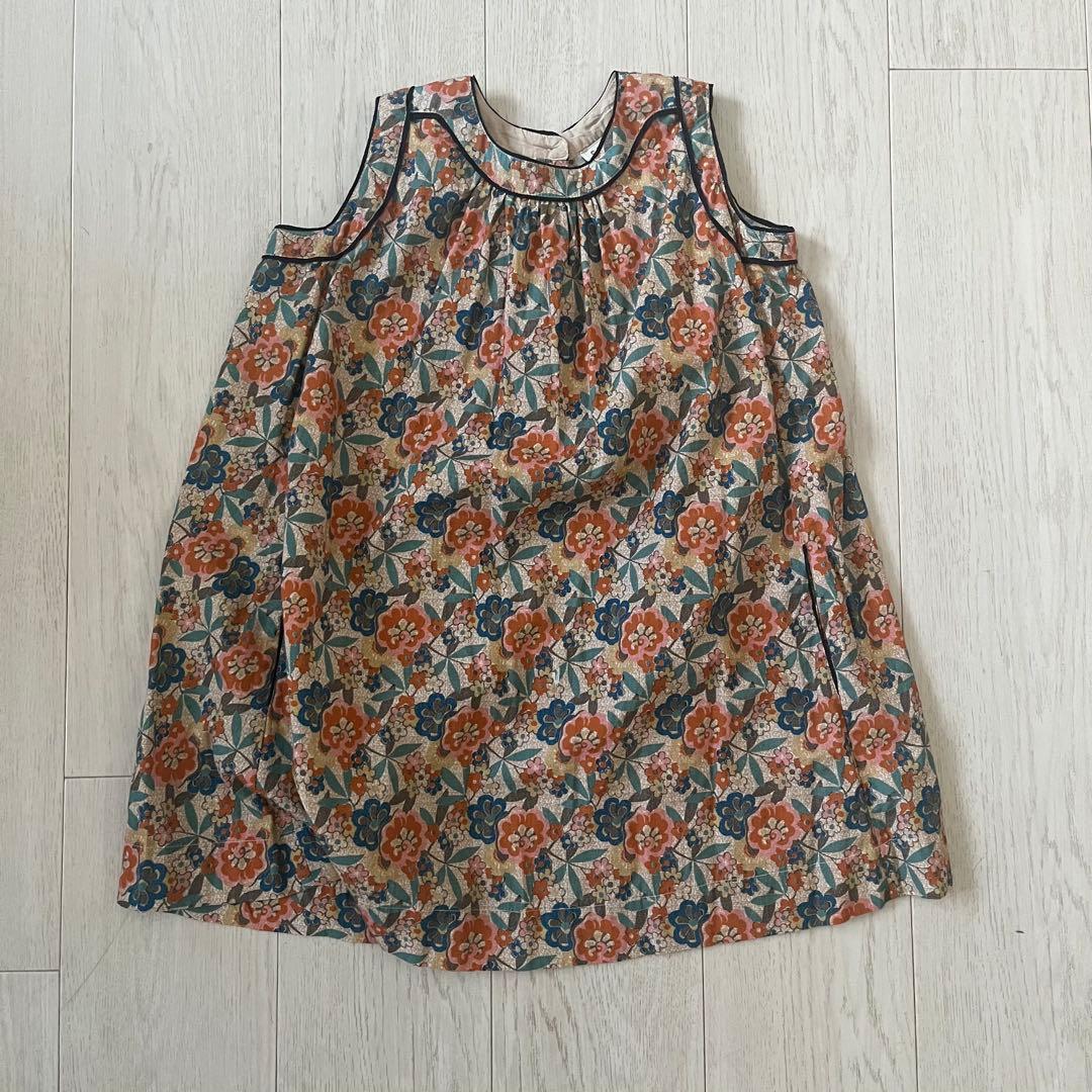 ⭐︎希少⭐︎CARAMEL VINTAGEFLORAL PRINT DRESS 8A