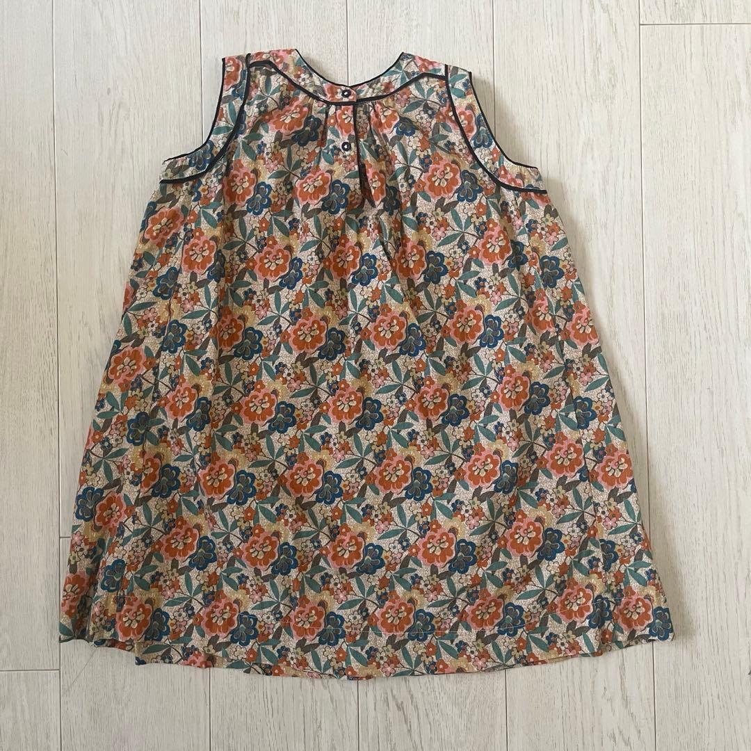 ⭐︎希少⭐︎CARAMEL VINTAGEFLORAL PRINT DRESS 8A