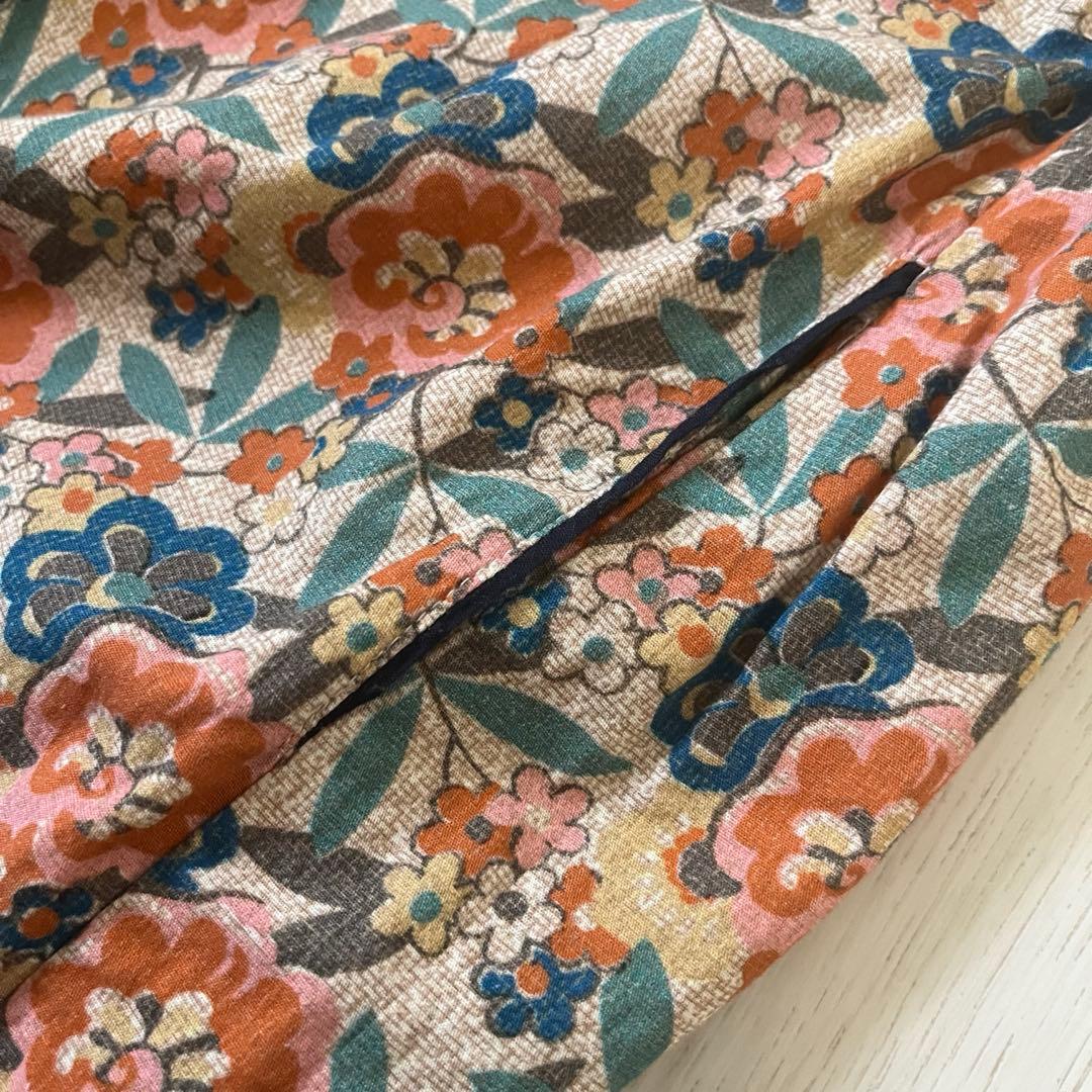 ⭐︎希少⭐︎CARAMEL VINTAGEFLORAL PRINT DRESS 8A
