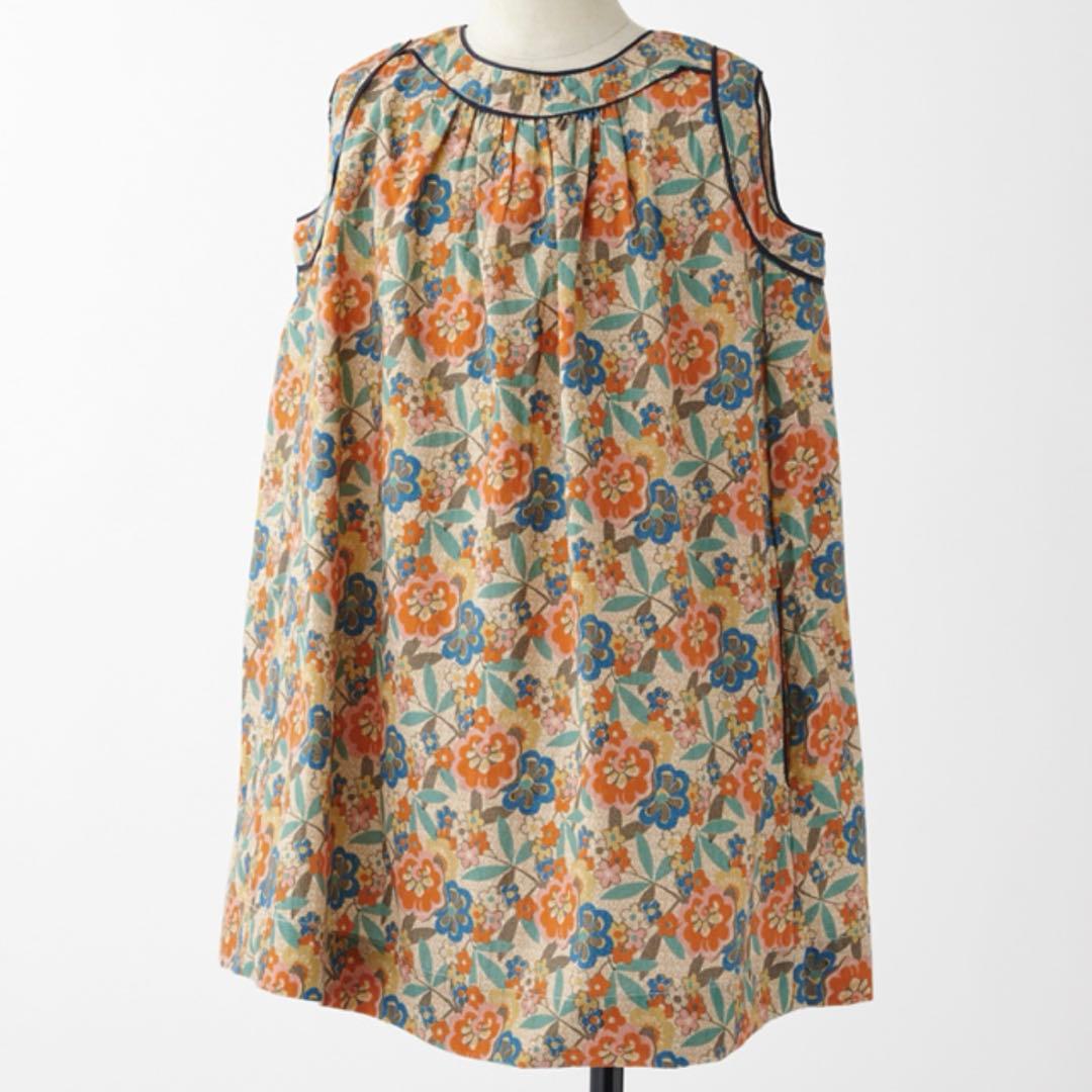 ⭐︎希少⭐︎CARAMEL VINTAGEFLORAL PRINT DRESS 8A