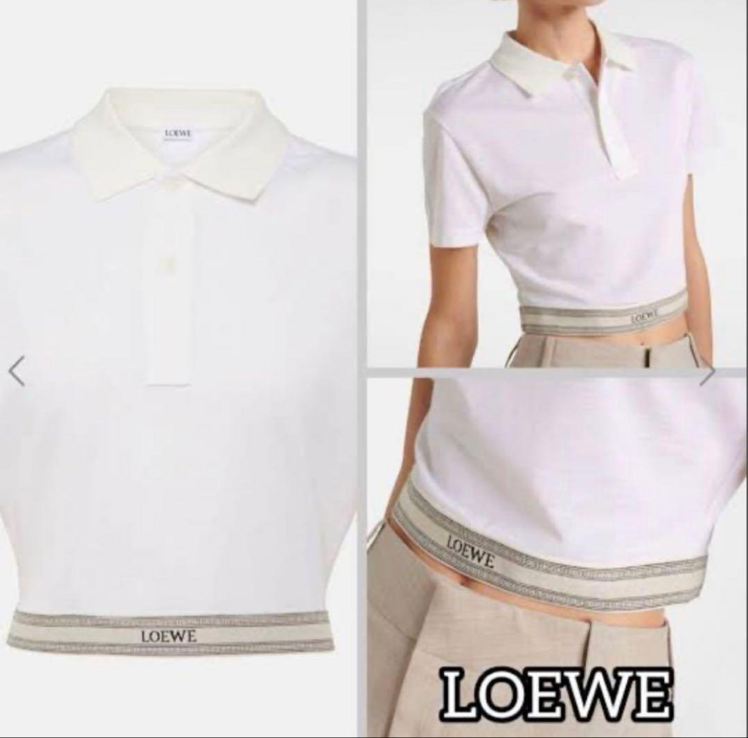 LOEWE ショート丈ポロシャツ　サイズS 1回着用のみ