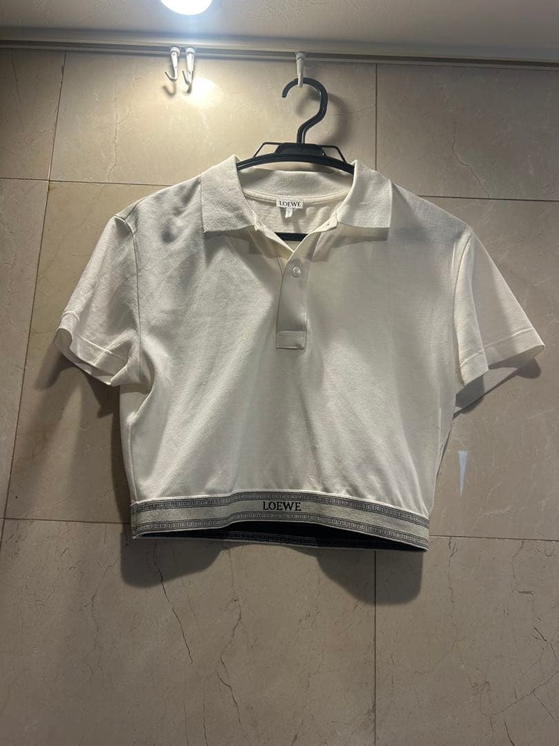 LOEWE ショート丈ポロシャツ　サイズS 1回着用のみ