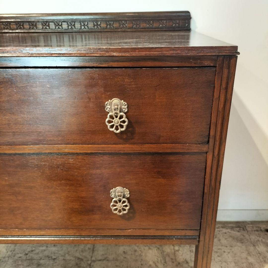 M♦イギリス製　アンティークファニチャー2段チェスト