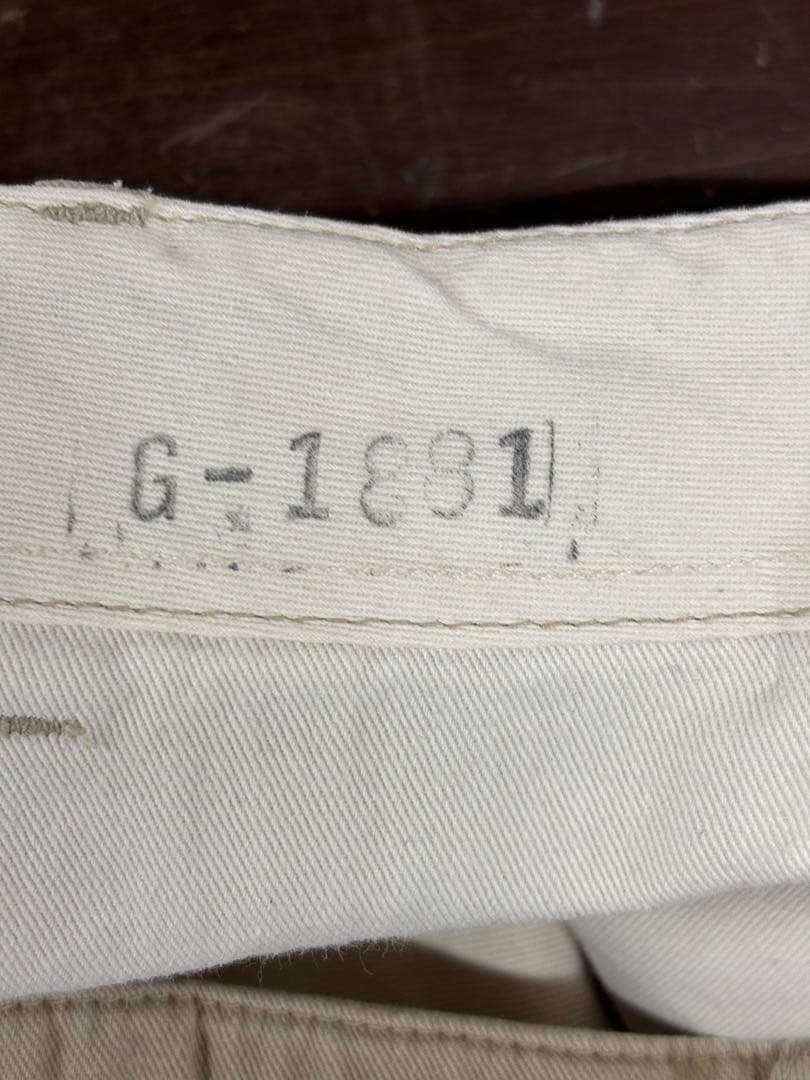 50s US.ARMY M-45 チノトラウザーパンツ 実物32×34 ベージュ