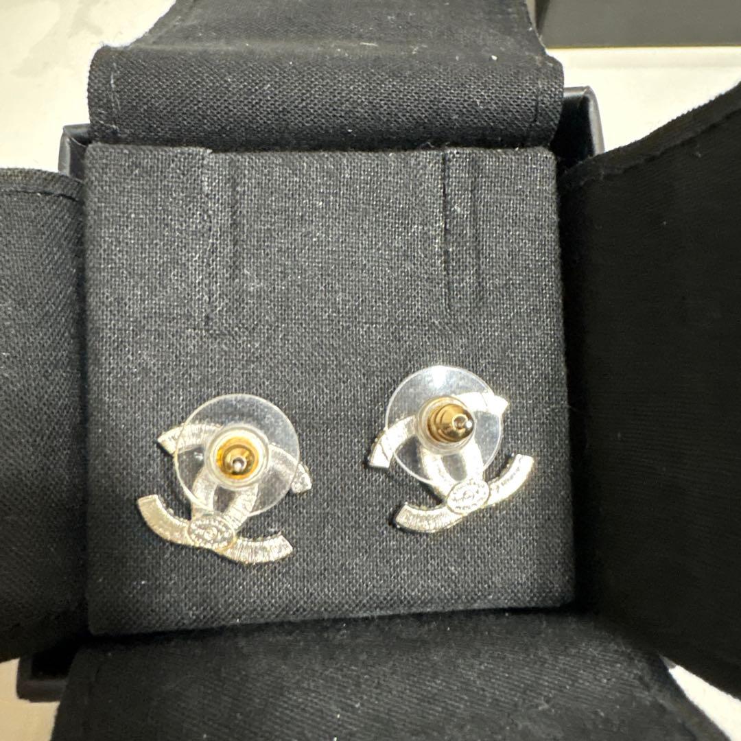 極美品CHANEL シャネル クラシック ダブルC ピアス
