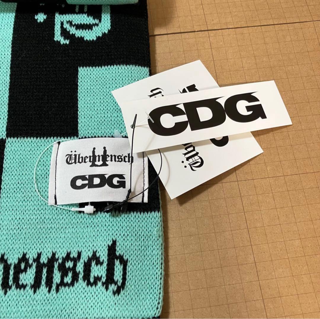 CDG G-DRAGON Ubermensch ストール ミント 黒 新品