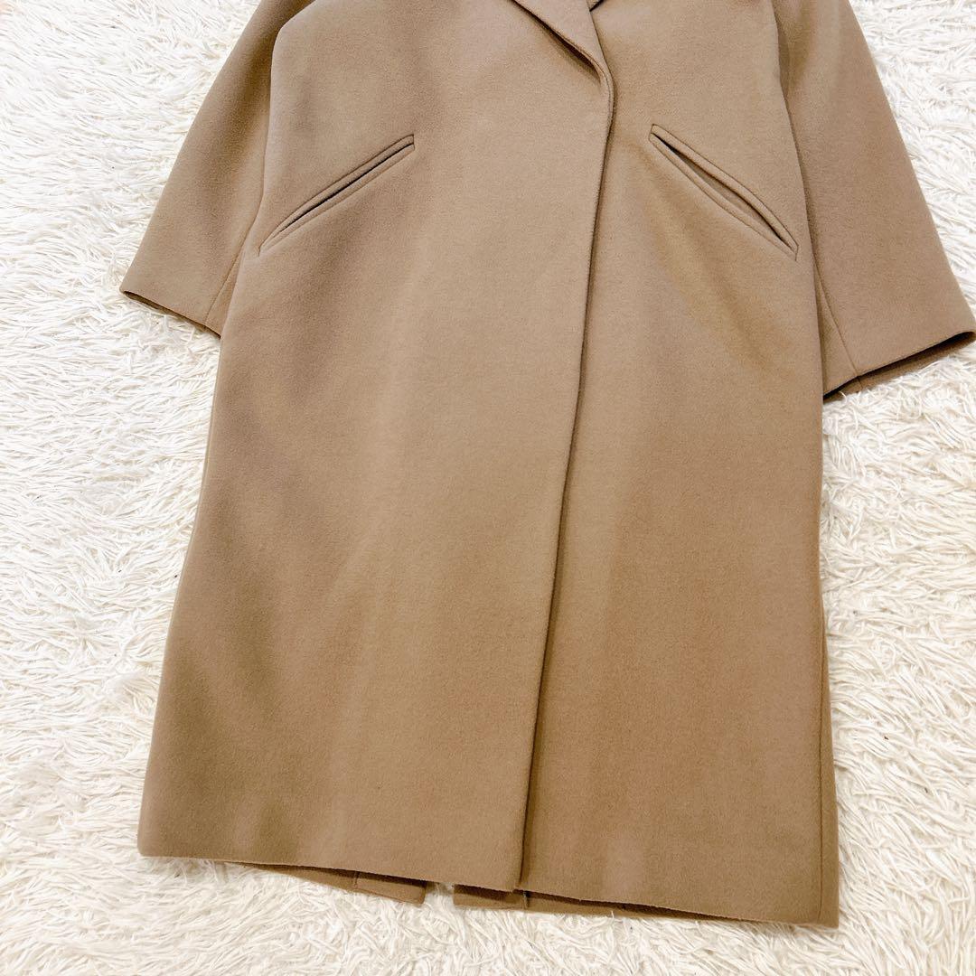 美品 IENA ロングコート MANTECO チェスターコート　キャメル　34