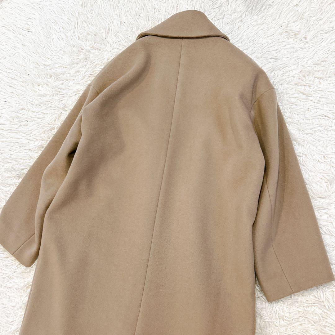 美品 IENA ロングコート MANTECO チェスターコート　キャメル　34