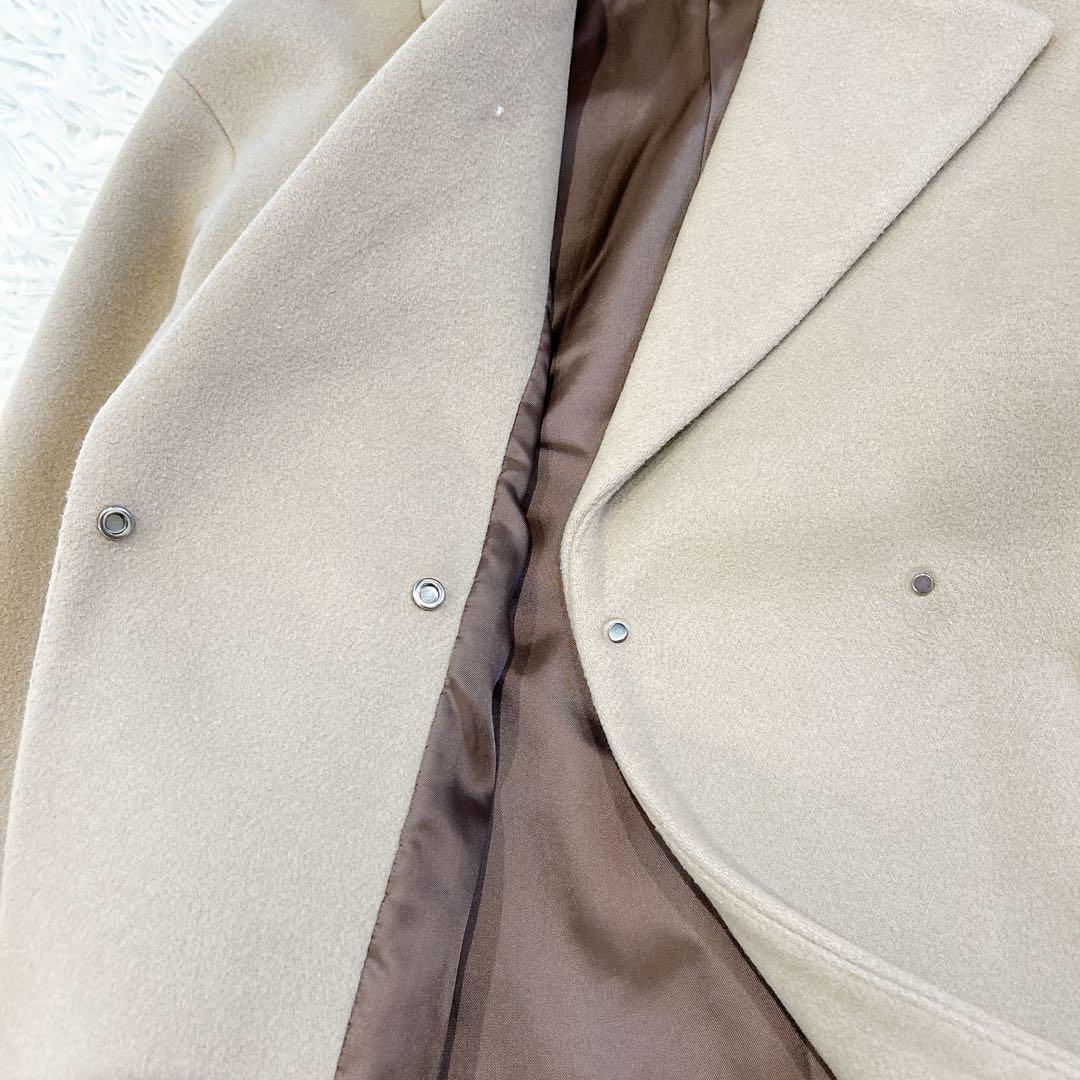 美品 IENA ロングコート MANTECO チェスターコート　キャメル　34