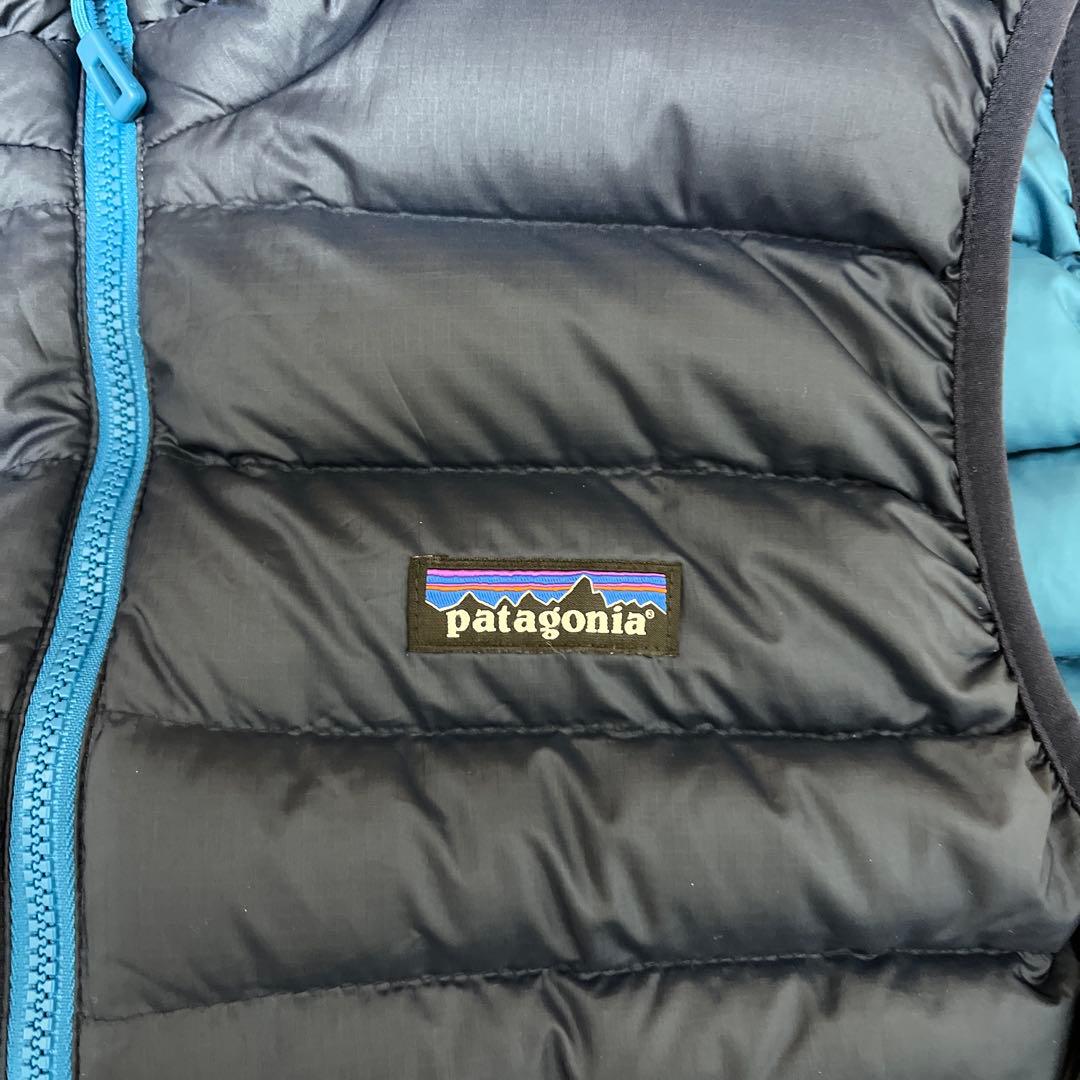 patagonia ネイビー ダウンベスト