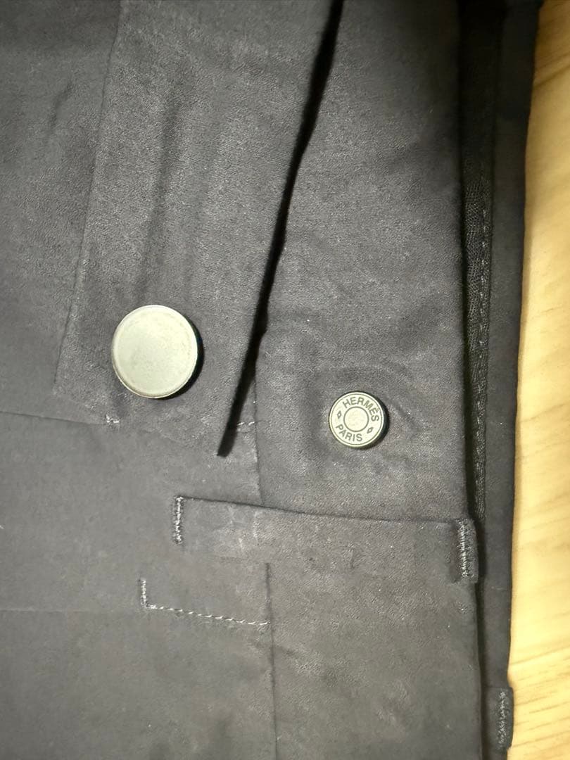 HERMES エルメス ハーフパンツ ショートパンツ 黒 紺 美品