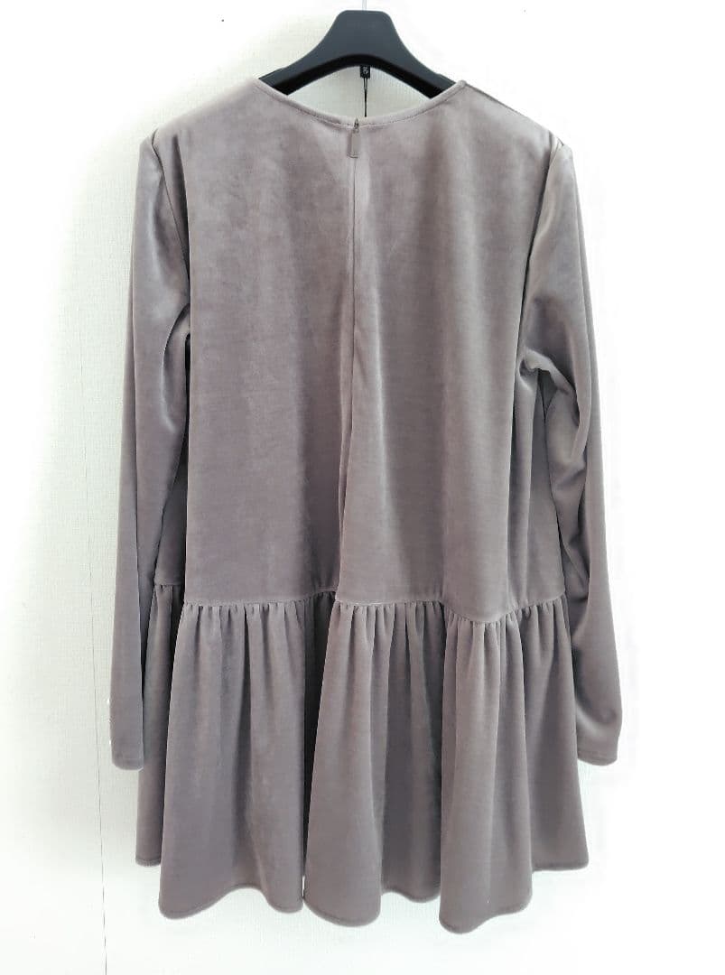 新品 René ルネ　ベルベット　フレアチュニック 36