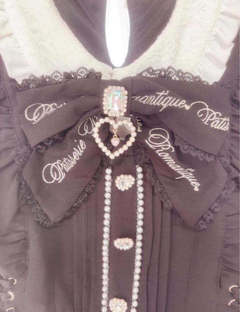 LIZLISA(リズリサ) バックカシュクールセットアップ黒