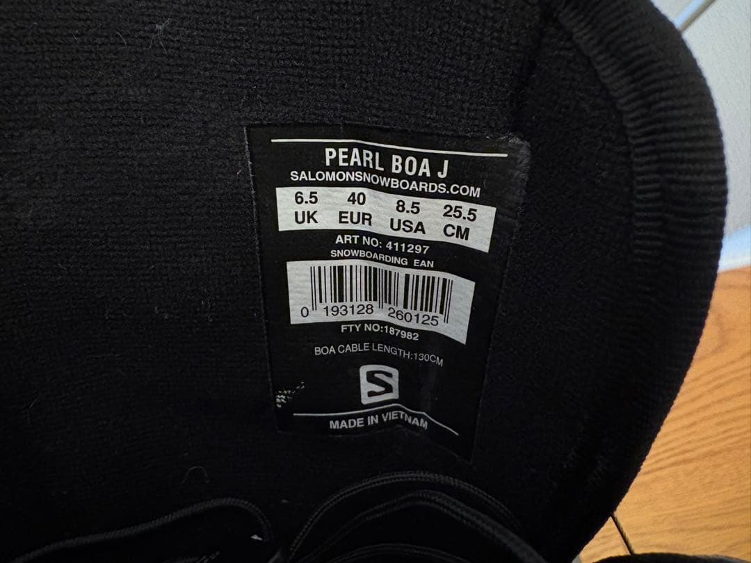 スノーボード SALOMON PEARL BOA 25.5cm