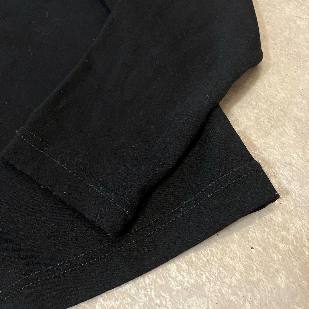 W&LT、パクパク、長袖Tシャツ、カットソー、ブラック、M