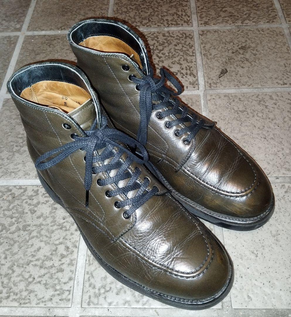 ひ*の様 オールデン◇インディブーツ◇オリーブグリーン◇6 1/2D◇希少◇格安