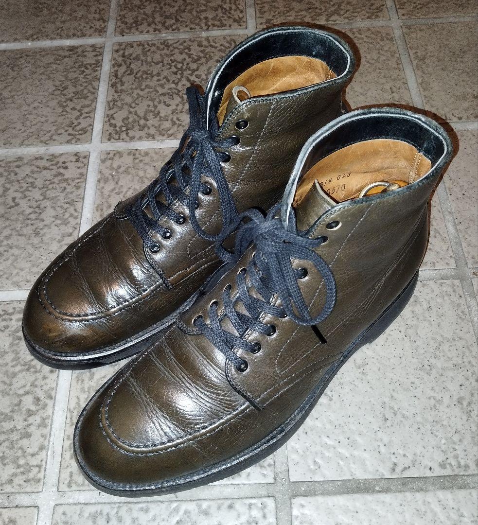 ひ*の様 オールデン◇インディブーツ◇オリーブグリーン◇6 1/2D◇希少◇格安