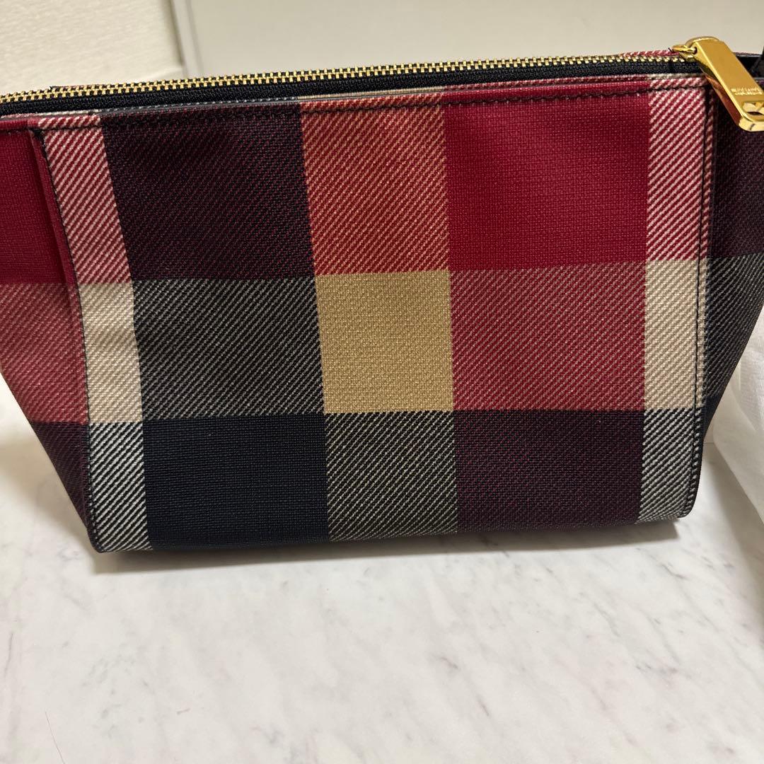 BLUE LABEL チェック柄ショルダーバッグ