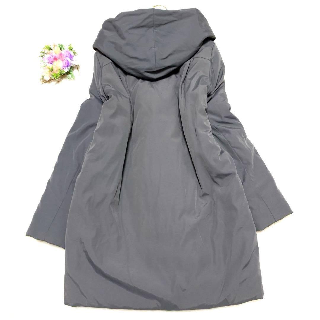 ★ jun様　マックスマーラ　ロング❤︎ フーデットコート❤︎中綿❤︎キルティング　L