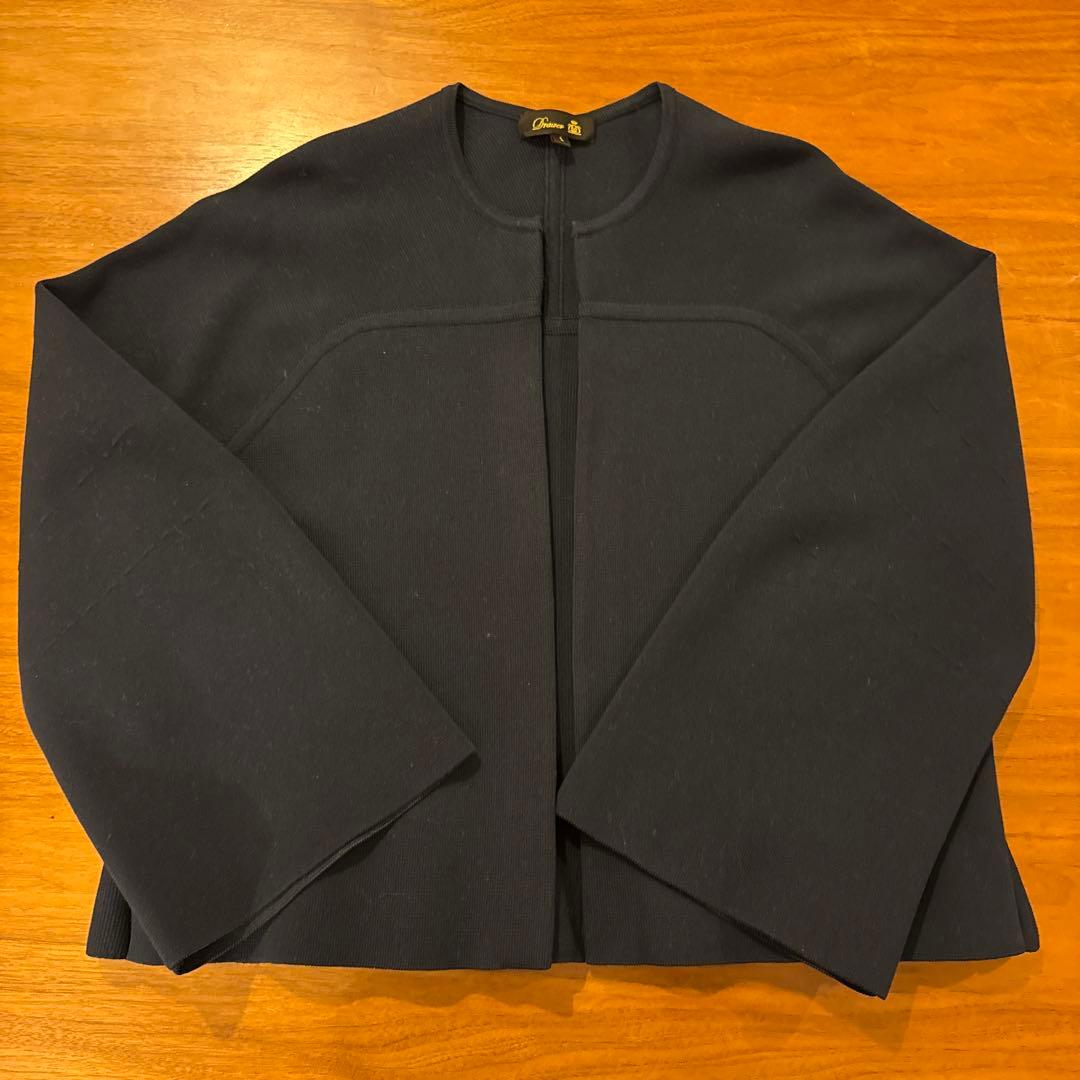 値下げ　美品　Drawer ネイビー ノーカラージャケット サイズ1