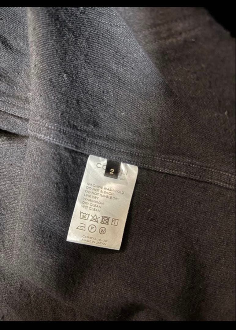 comoli デニムワークジャケット　サイズ2
