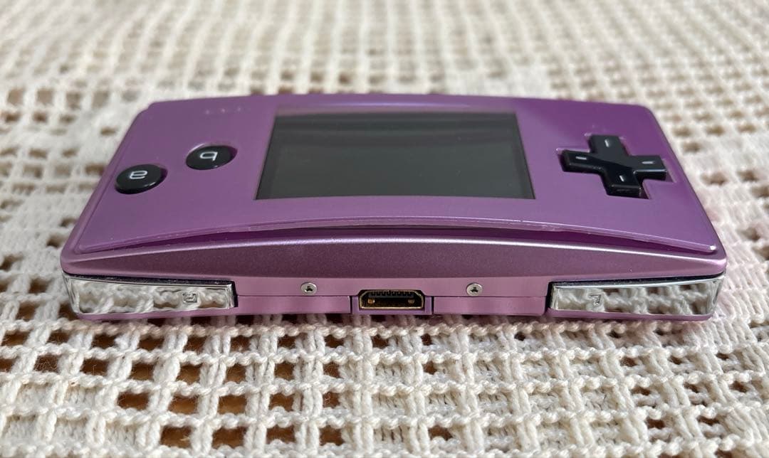 ゲームボーイ　ミクロ　パープル　箱説明書付き