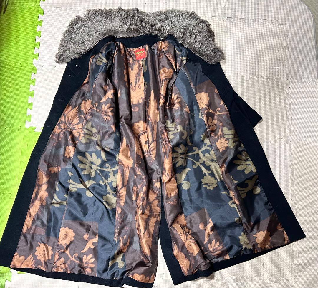 KENZO JUNGLE 高田賢三 ヴィンテージ レディース ロングコート