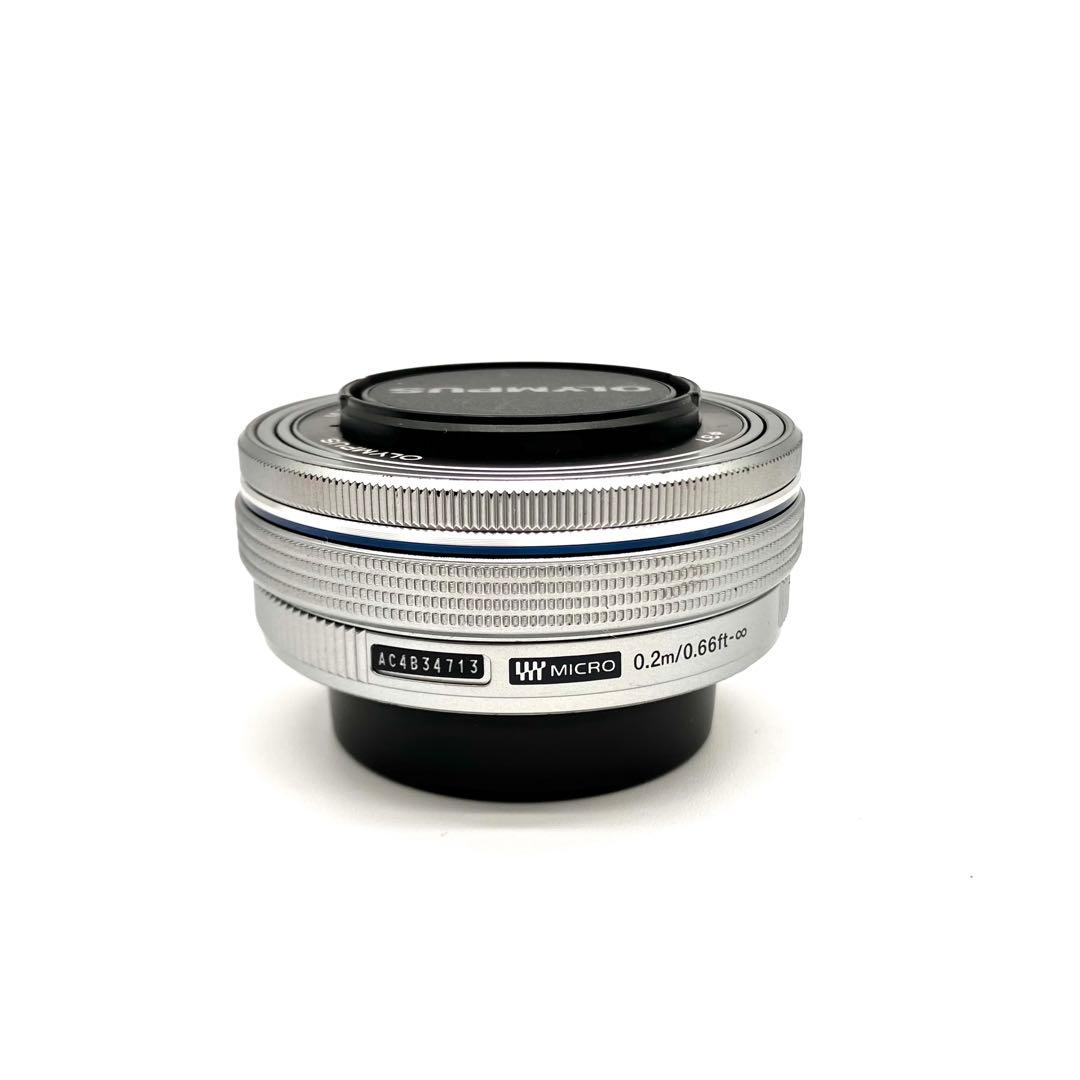 電動パンケーキレンズ　OLYMPUS 14-42mm F3.5-5.6 シルバー