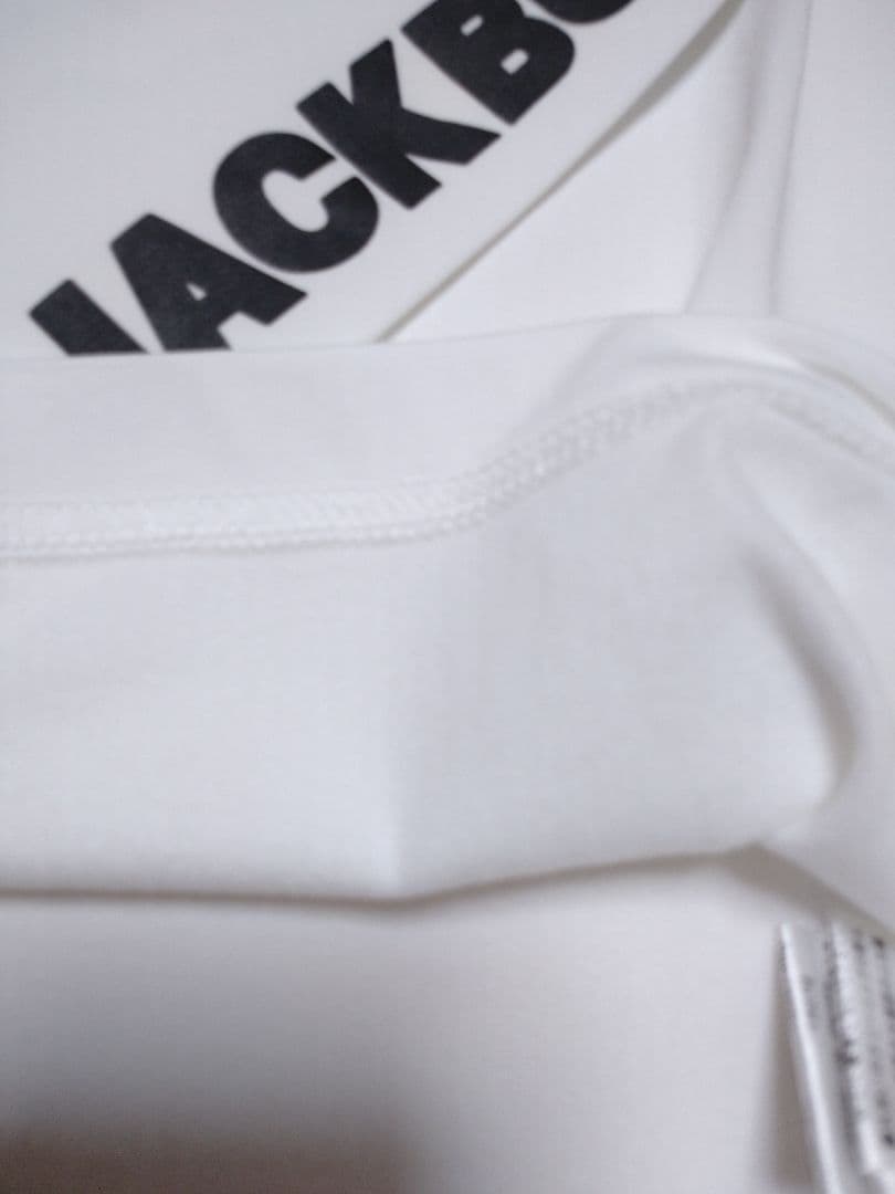 白 裏起毛ストレッチ 00サイズXS ジャックバニー ゴルフウェア 長袖
