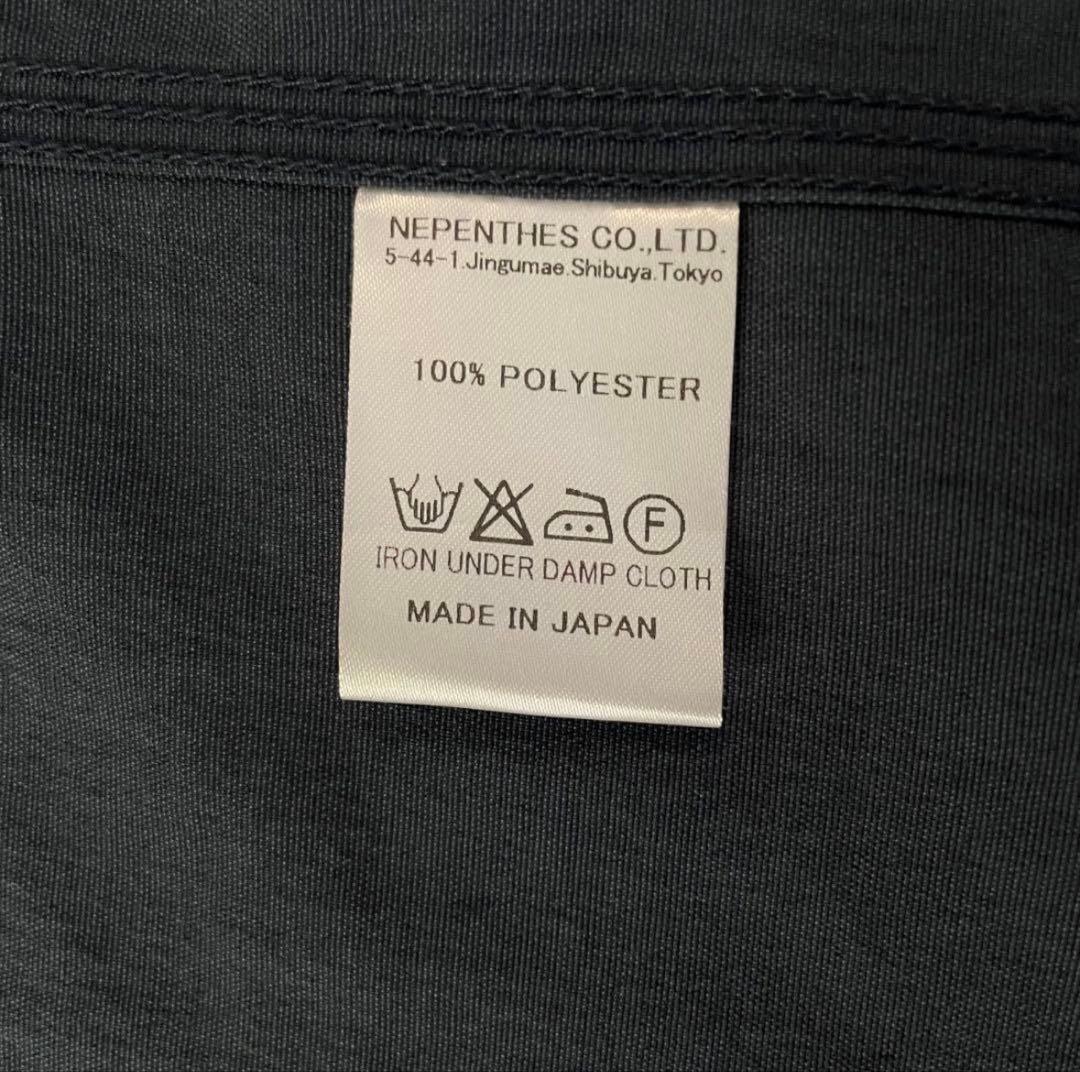 【ニードルズ　作務衣ジャケット】Mサイズ　ポリ100% ダブル　日本製　濃紺