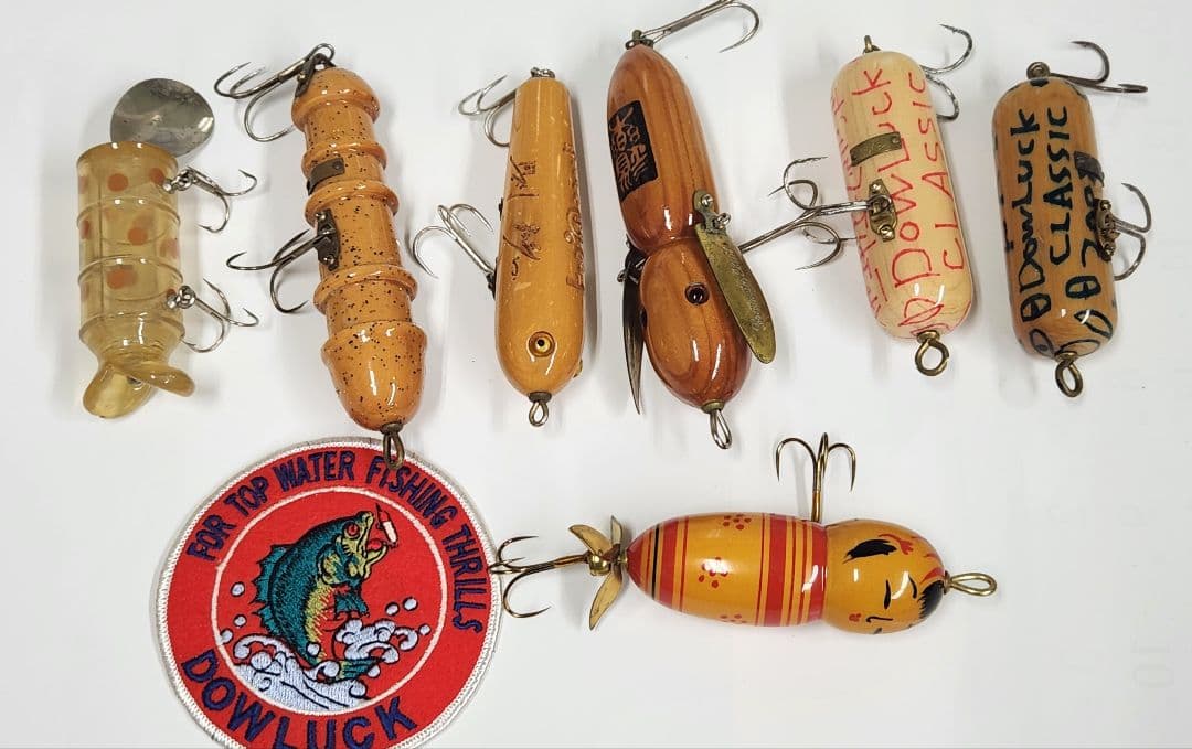 道楽、トップウォータールアー　DOWLUCK セット　ワッペン