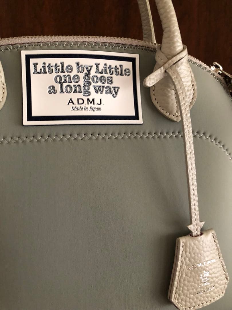 ADMJ　マジックライト　ラウンドボストンバッグ ※訳アリです